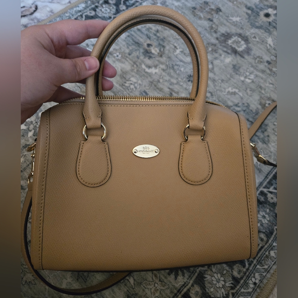 Coach Tan Mini Bennett Purse